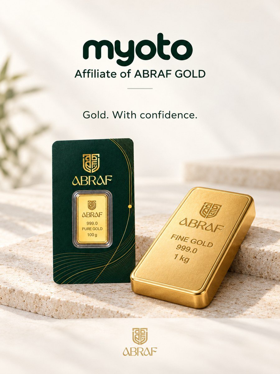 MYOTO — Affiliate of ABRAF Gold. Gold. With confidence.
